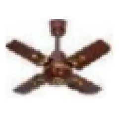 Decorative wood-look ceiling fan