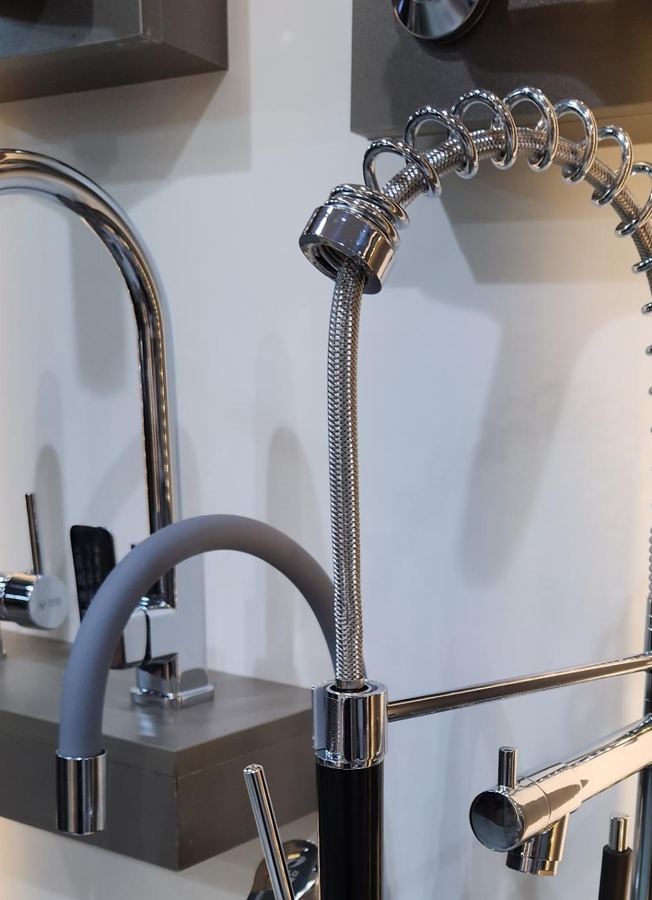 Professional spring kitchen mixer