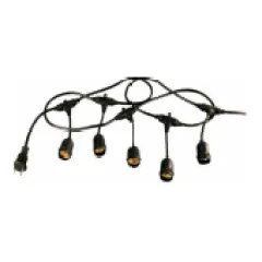 Wire with lamp holders