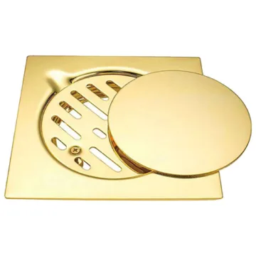 Gold floor drain