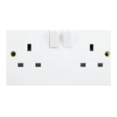 Double 13A socket
