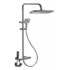 Shower column with mixer