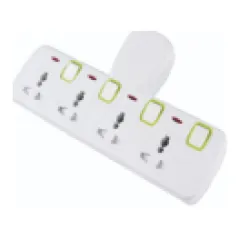 4-way universal wall socket