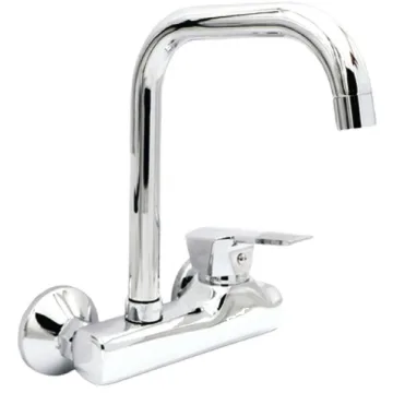 Wall sink mixer