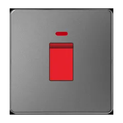 20A water heater switch, grey